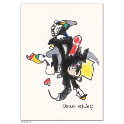 Original Bild "Trotz alledem" von Otmar Alt - Kunst mit Zertifikat kaufen