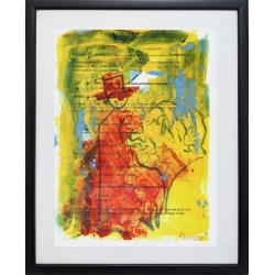 Das Original 'Auf der Strasse' aus der "Buddenbrook"-Serie wurde von Armin Mueller-Stahl handsigniert. Günstig kaufen.