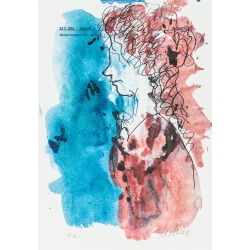 Armin Mueller-Stahl Kunst Bild kaufen Christians Geliebte Aline | handsigniertes Original