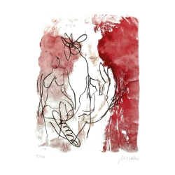 Das Original 'Ich schenk Dir eine Blume' wurde von Armin Mueller-Stahl handsigniert. Günstig kaufen.