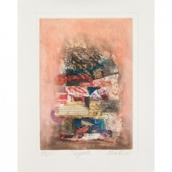 Original Kunst von Nissan Engel "Israel - Nazareth" kaufen Sie Bilder des bekannten israelisch / französischen Künstlers