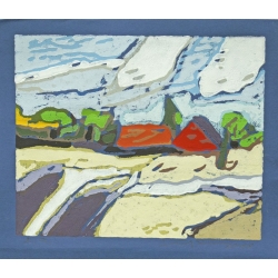 Klaus Fußmann "Weizefeld bei Goldhöft"