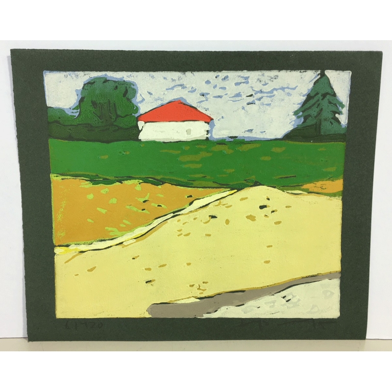 Klaus Fußmann "Weizefeld bei Goldhöft"