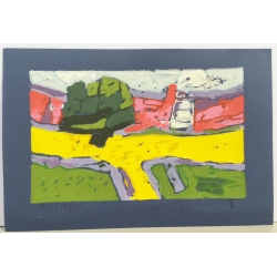 Klaus Fußmann "Weizefeld bei Goldhöft"