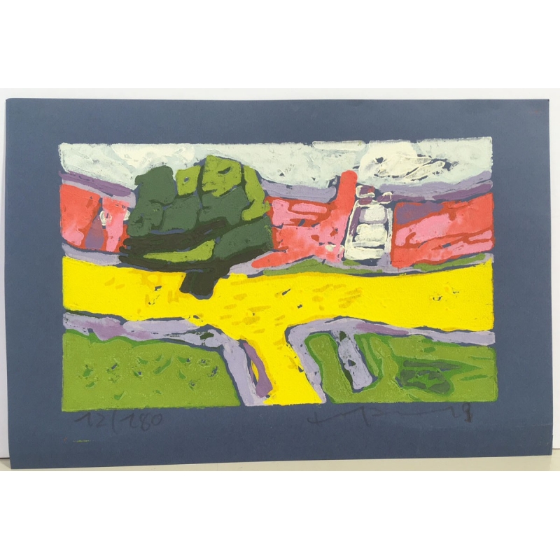 Klaus Fußmann "Weizefeld bei Goldhöft"