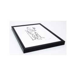 Armin Mueller-Stahl Original Bild kaufen "Kompliment grün koloriert" handsignierte Lithographie