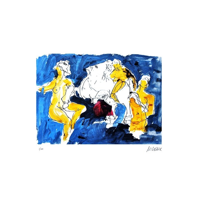 Armin Mueller-Stahl "Pegasus mit Nymphen" Original Bilder kaufen