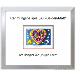 James Rizzi Rahmenbeispiel Alu-Seidenmatt