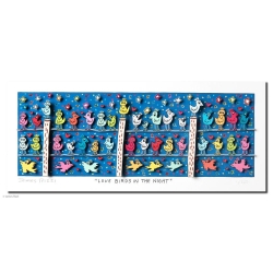 James Rizzi - Love Birds in the night Original 3d Kunst kaufen