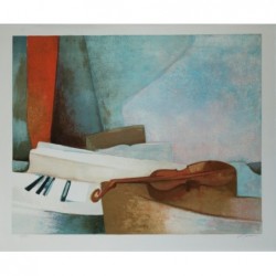 Original Kunst von Claude Gaveau "Musique classique" kaufen Sie Bilder des bekannten französischen Künstlers