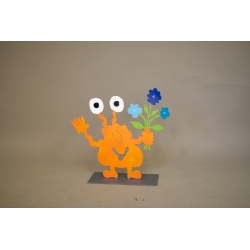 Monster Togo mit Blumenstrauß Patrick Preller