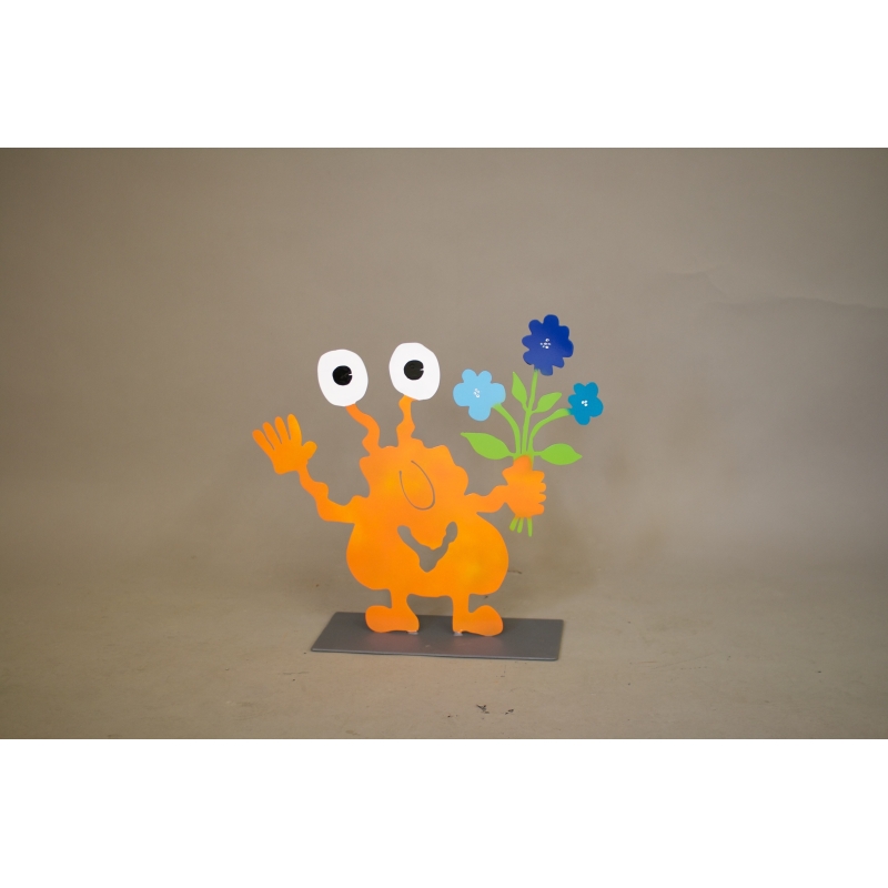 Monster Togo mit Blumenstrauß Patrick Preller