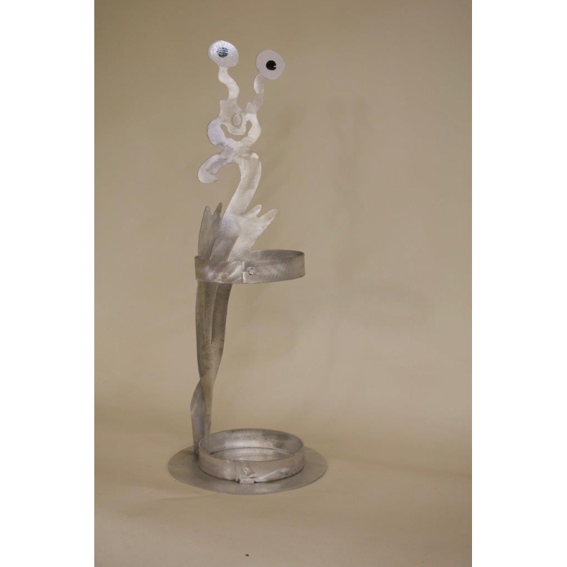 Patrick Preller "Schirmständer 3" Original Metall Skulptur