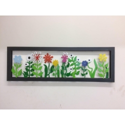 Patrick Preller "Blumenwiese" Original Metall Skulptur