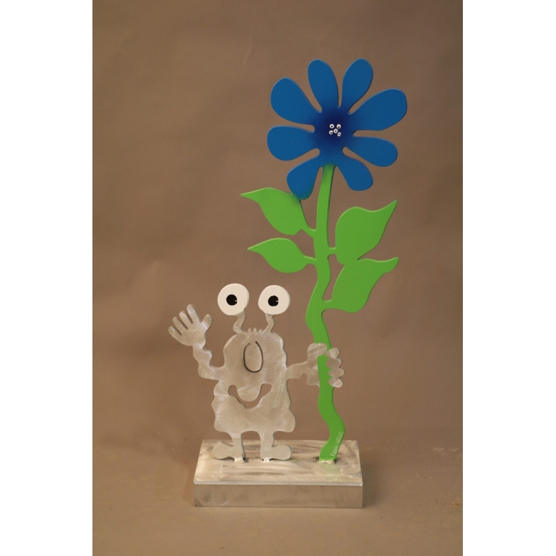 Gartenmonster mit großer Blume Patrick Preller