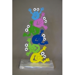 Patrick Preller "Monsterturnerturm -Rund und Beweglich-" Original Metall Skulptur