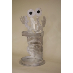 Patrick Preller "Schirmständer 2" Original Metall Skulptur