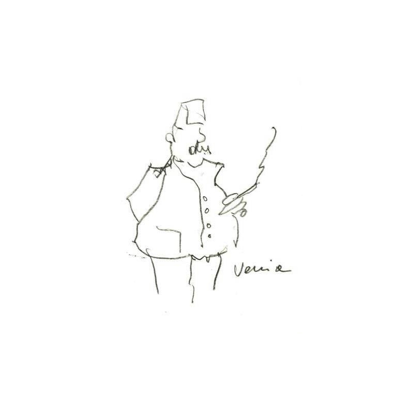 Armin Mueller-Stahl Kunst Bild kaufen Gendarm | handsigniertes Original