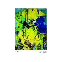 Das Schweigen der Waffen II Armin Mueller-Stahl Vorzugsgraphik inkl. Buch "Bumskanone, Rasselsäbel und Krachgewehr"