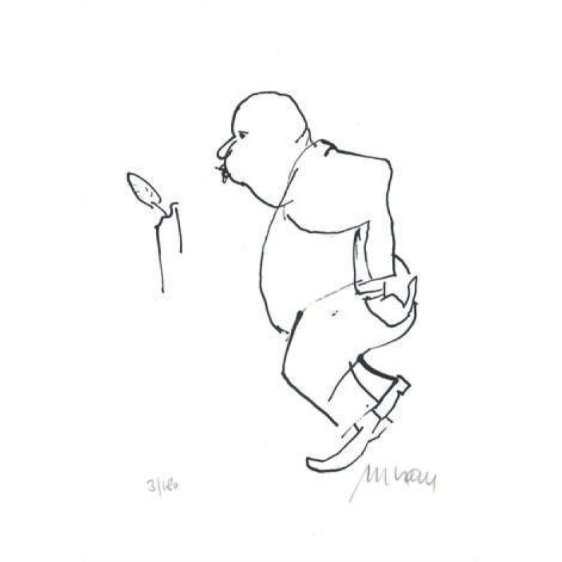 Armin Mueller-Stahl Kunst Bild kaufen Die Kerze | handsigniertes Original