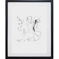 Das Original 'Fellinis Faces' wurde von Armin Mueller-Stahl handsigniert. Günstig kaufen.