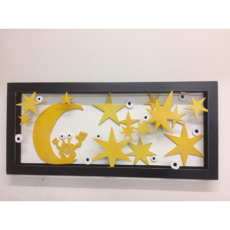 Patrick Preller "Abendhimmel" Original Metall Skulptur