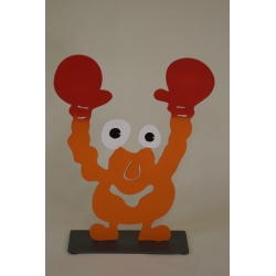 Original Metall Skulptur von Patrick Preller "Boxer" kaufen Sie Kunst Skulpturen des beliebten deutschen Künstlers mit Expertise