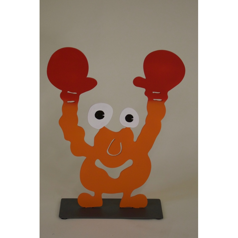 Original Metall Skulptur von Patrick Preller "Boxer" kaufen Sie Kunst Skulpturen des beliebten deutschen Künstlers mit Expertise