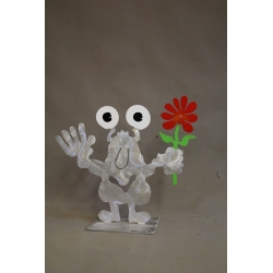 Gartenmonster mit Blume von Patrick Preller