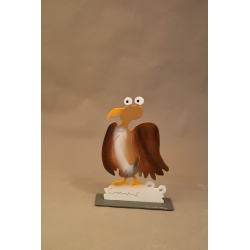 Original Metall Skulptur von Patrick Preller "Geier" kaufen Sie Kunst Skulpturen des beliebten deutschen Künstlers mit Expertise