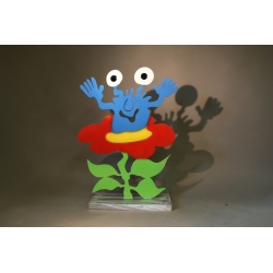 Patrick Preller "Monster in der Blüte" Original Metall Skulptur