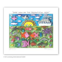 James Rizzi 3D Bild kaufen "See You On The Beautiful Sea"