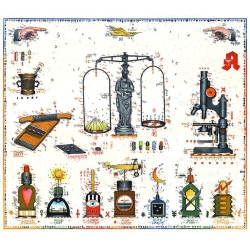 Original Bild vom Künstler Leslie G. Hunt "Fragen Sie Ihren Arzt oder Apotheker II" mit oder ohne Rahmen kaufen