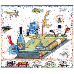 Original Bild vom Künstler Leslie G. Hunt "LebensArt SYLT" mit oder ohne Rahmen kaufen