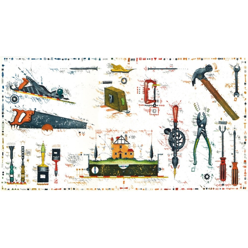 Original Bild vom Künstler Leslie G. Hunt "Für den Handwerker" mit oder ohne Rahmen kaufen