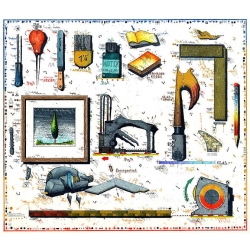 Original Bild vom Künstler Leslie G. Hunt "Rahmen mit Namen" mit oder ohne Rahmen kaufen