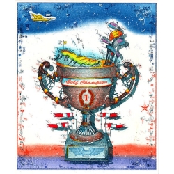 Original Bild vom Künstler Leslie G. Hunt "Gewinner takes it all" mit oder ohne Rahmen kaufen