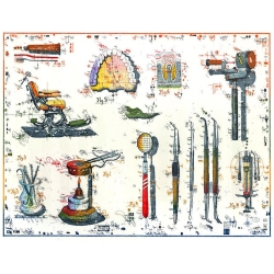 Original Bild vom Künstler Leslie G. Hunt "Der Übernächste bitte..." mit oder ohne Rahmen kaufen