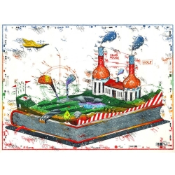 Original Bild vom Künstler Leslie G. Hunt "Golfyearbook 1996" mit oder ohne Rahmen kaufen