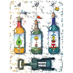 Original Bild vom Künstler Leslie G. Hunt "Schlüssel zum Paradies" mit oder ohne Rahmen kaufen