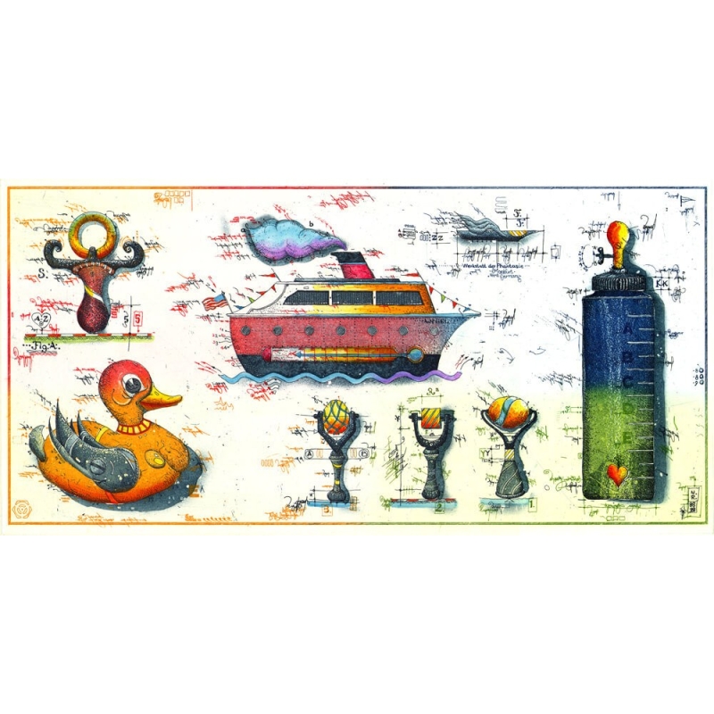 Original Bild vom Künstler Leslie G. Hunt "Für das liebe Kind..." mit oder ohne Rahmen kaufen