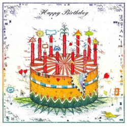 Original Bild vom Künstler Leslie G. Hunt "Happy Birthday" mit oder ohne Rahmen kaufen