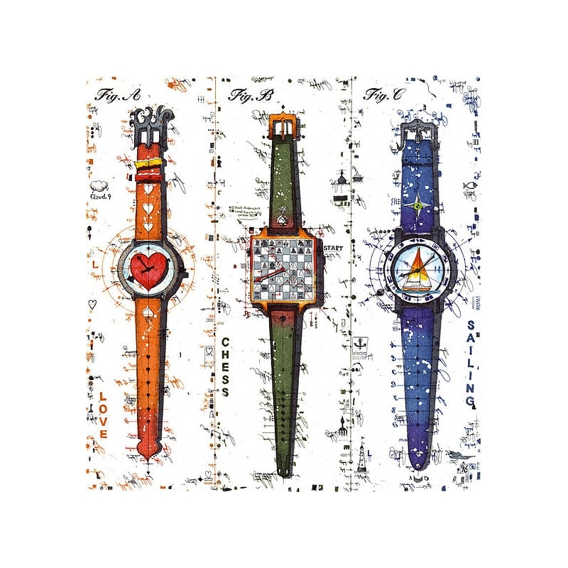 Original Bild vom Künstler Leslie G. Hunt "Watch Out 2" mit oder ohne Rahmen kaufen