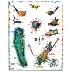 Original Bild vom Künstler Leslie G. Hunt "Holidays Equipment" mit oder ohne Rahmen kaufen