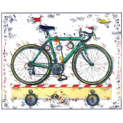 Original Bild vom Künstler Leslie G. Hunt "Zeitfahrer" mit oder ohne Rahmen kaufen