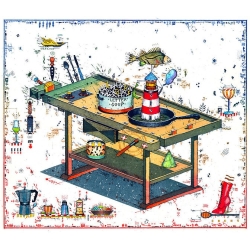 Original Bild vom Künstler Leslie G. Hunt "Liebe geht durch den Magen II" mit oder ohne Rahmen kaufen