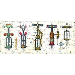 Original Bild vom Künstler Leslie G. Hunt "Schlüssel zum Weinparadies" mit oder ohne Rahmen kaufen