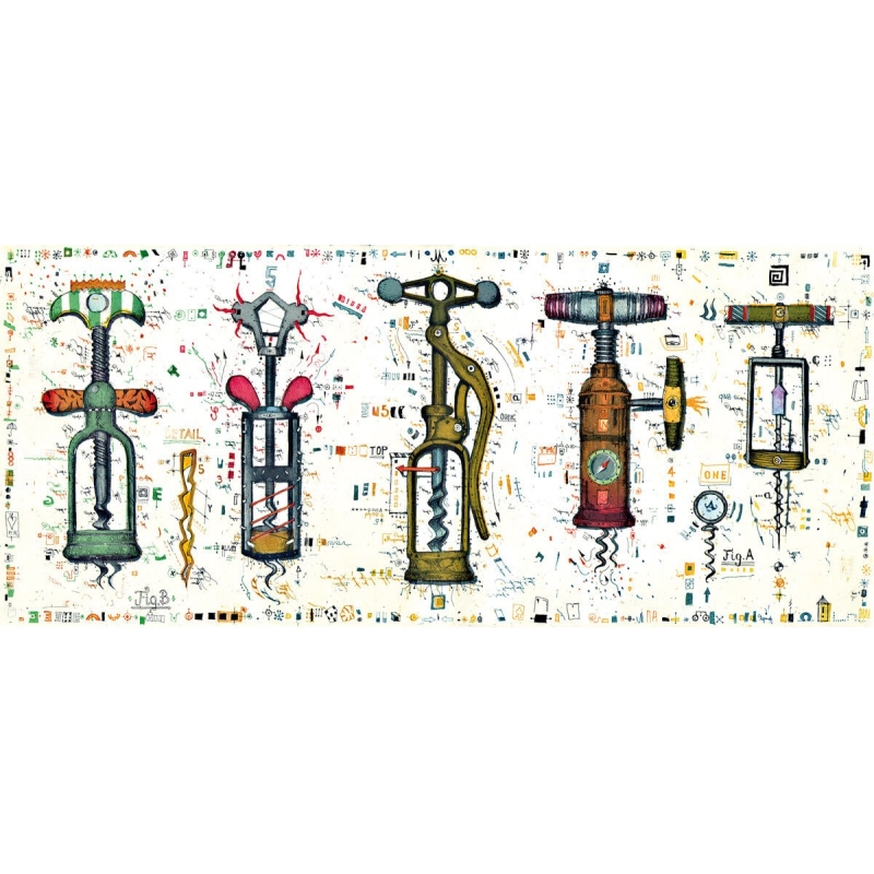 Original Bild vom Künstler Leslie G. Hunt "Schlüssel zum Weinparadies" mit oder ohne Rahmen kaufen