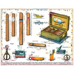 Original Bild vom Künstler Leslie G. Hunt "The Big Smoke" mit oder ohne Rahmen kaufen