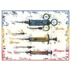 Original Bild vom Künstler Leslie G. Hunt "Spritzen" mit oder ohne Rahmen kaufen